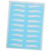 FOMIYES 8 Pairs Eyebrow Makeup Tool Eyebrow Practice Skin Eyebrow Training Tool Mold Card Unibrow