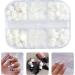 Flower Nail Art Glitters DIY 3D White Floral Nail Stud Sequins for Salon Gift template - Buy Online on GoSupps.com