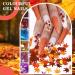 Arte Clavo Gel Nail Colors 29PCS Set with Top Coats & Base Coat - Red, Brown, Orange and Glitter UV Gel Varnish Starter Kit | S2402 Brown Orange Collection - Buy Online on GoSupps.com