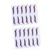 DOITOOL 12 Pairs Glitter Eyeliner Stickers Eye Lift Strips Invisible Eye Line Strips Woman Eyes Eye Patch