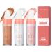 3 Colors Polvo De Hadas Body Brightens Powder Highlighter Natural Three-dimensional Face Blusher Patting Powder Highlight polvo de hadas (3 Colors)