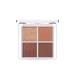 Eyeshadow Palette, Waterproof Long Lasting 4 Colors Matte Shimmer Ultra Pigmented Eye Shadow, Eye Makeup Eyeshadow Palette, Eye Shadow Set. (#02)