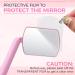 Buy Flexible Large Square Lash Mirror - 260 Rotating Portable Eye Mirror for Eyelash Extensions | Adjustable & Perfect for Lash Techs - Pink - Buy Online on GoSupps.com