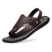 Summer Foot Correction Slippers for Mens Stylish PU Breathable Non-Slip Bunion Orthopedic Beach Sandals Casual Comfort Hallux Valgus Men Flip Flops for Plantar Fasciitis 9.5 Brown