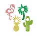 Amosfun 24pcs Hawaii Decor Hawaii Ornament Glitter Candy Bags Candy Paper Decorative Hawaii Party Candy Holder Party Hawaiian Decor Candy Packaging Pineapple Decor Props Lollipop
