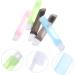 Buy Bcoath 8-Piece Foldable Travel Toothbrush Set | Soft Bristle Creative & Compact Design for Hotels - Perfect for On-the-Go! - Buy Online on GoSupps.com
