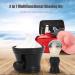 3-in-1 Shaving Brush Bowl & Stand Set | Premium Nylon Men's Shaving Kit for Perfect Grooming - Buy Online on GoSupps.com