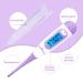Basal Thermometer for Fertility & Ovulation Tracking - Digital LCD with Premom App - Cycle Control - Blue Backlight - Purple - Buy Online on GoSupps.com