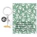 Ensianth Dog Keychain Gifts for Dog Lovers Puppy Keychain Dog Paw Print Keychain Gifts for Dog Owners Mom Dad Puppy Dog Keyring Dackel