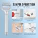 Electric Ice Roller for Face & Eye Puffiness Relief | Skin Care Tool for Migraine Pain | Silver with Two Roller Heads - Buy Online on GoSupps.com