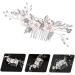 FRCOLOR Hair Comb Rhinestone Hair Barrette Bridal Shower Headpiece Crystal Hair Rhinestone Hair Accessories Bride Headpiece Flower Girl Tiara Crystal Flower Girl Child Zinc Alloy Wedding - Buy Online on GoSupps.com