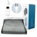 Heating pad the heated foot warmer warm foot warmer boots with washable lining winter gift women gray US plug