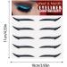Sticker Eyeliner Glitter Sparkle Instant -Adhesive Eyeliner Stencil 5 Pairs - Sticker Eyeliner with Shine Effect Makeup Eyeliner Stickers for Women and Girls Shakven Silver (Five Pairs) - Buy Online on GoSupps.com