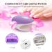 TOUCHBeauty Mini UV LED Nail Polish Dryer - Purple 1439 for Teens/Beginners | Fast Drying for Regular Gel Polish - Buy Online on GoSupps.com
