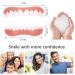 Wttfc 2 pairs of dentures direct veneers dentures whitening cosmetic temporary tooth covering top and bottom or women men get a confident smile back - Buy Online on GoSupps.com