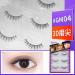 LASGOOS Natural 3D False Eyelashes - Clear Band Strip for Daily Makeup - 6-10mm - 3 Pairs GM04 - Buy Online on GoSupps.com