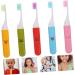 Beavorty Kids Folding Toothbrush Set - 5 Portable Travel Toothbrushes for Children - Buy Online on GoSupps.com