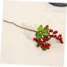 ABOOFAN 3pcs Coffee Shop Decor Artificial Berries Office Decoration Lifelike Berries Realistic Looking Berries Floral Decor Artificial Branches Fake Decorative Fruit Simulation Berries Red - Buy Online on GoSupps.com