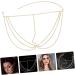 GLSTOY Face Rhinestone Jewelry Gold Headpiece Gold Headbands for Women Hair Jewelry Face Jewelry Accessories for Women Jewelry Hair Chain Gold Face Jewels Face Chain Jewelry - Buy Online on GoSupps.com