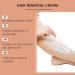 Body depilatory cream natural hair removal cream with moisture care caring smoothing gel for body armpits neck for home and on the go - Buy Online on GoSupps.com