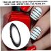 Blogiiup Nail Striping Tape 20m Line Adhesive Nail Sticker Nail Art Strips Sticker Nail Art Line Decoration for DIY Nail Tips (Sliver) Silver - Buy Online on GoSupps.com