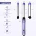 Beach Wave Rotating Hair Curling Iron with 3 Interchangeable Barrels - LCD Display, Fast Heat-up, Ceramic Coating - Purple - Buy Online on GoSupps.com