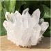 1pc Natural Crystals Clear Quartz Cluster Freeform Reiki Stones Room Home Office Aquarium Decoration Accessories Gemstone Home Decoration (Size : 600-650g) - Buy Online on GoSupps.com