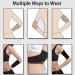 Buy Arm Shape Sleeves - Compression Fit for Weight Loss & Slimming | 2 Pairs - Black & Skin Tone for Women & Girls - Buy Online on GoSupps.com