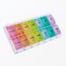 Spanish Pill Organizer 7 Weekly Two Times per Day AM PM with Spring Open Design Medication Organizer Spanish Vitamin Planner Organizador de Pastillas en Espa ol Spanish Pill Box
