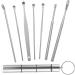 Ear Scoop Scraper Tool Set - 7 Stainless Steel Ear Picks for Ear Cleaning - Rotating Spring Design - Silver (3 Sets) - Buy Online on GoSupps.com