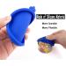 COMTIM Small Cat Food Can Lids - 2 Pack Silicone Covers for 3 oz Cans - Blue/Green - Buy Online on GoSupps.com