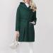 Womens Diamond Quilted Long Puffer Jacket Coat Hooded Button Up Jacket Coats with Pockets Belt Long Trench Coat Green#10 Medium - Buy Online on GoSupps.com