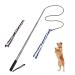 PopetPop Interactive dog toys dogs outside Angel Kieletzeiten with 2 rope dog fishing pole pet teaser for training exercise (size L)