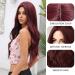 Esmee Long Wavy Burgundy Wig for Women | Heat-Resistant Natural Synthetic Hair for Daily & Cosplay Wear - Buy Online on GoSupps.com