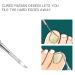 BEZOX 2PCS Nail Grooming Tools Set - Stainless Steel Cuticle Pusher & Thick Nail File for Home Nail Care - Buy Online on GoSupps.com