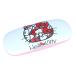 cute glasses case for children "Kitty with bow" with metal hinge