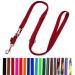 Dog leash double leash adjustable 2m / 2.40m / 2.80m / 3.50m / 5m large dogs 20mm/25mm (Bordeaux 25mm 2.80m) Bordeaux 25mm 2.80m
