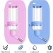 2 PCS Pet Water Bottle Automatic Hamster Water Bottle Rabbit Water Bottles 250ML/8.45OZ Non Drip Hanging Guinea Pig Water Bottle for Rabbit Guinea Pig Gerbil Chinchillas(Blue Pink) - Buy Online on GoSupps.com