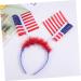 FRCOLOR United States Flag America Flag Ladies Headbands American Flag Women Headband Hairband Flag Hair Hoop Flag Headband Miss Girl Headgear medium As Shown - Buy Online on GoSupps.com
