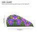 Blooming Flowers Coral Velvet Dry Hair Cap | Ideal for Home & Travel | Perfect for Pool Parties Beaches & Baths - Buy Online on GoSupps.com