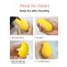 KZZM 6-Pack Mango Shaped Makeup Sponges Blender - Ideal for Liquid, Powder, and Cream Makeup - Buy Online on GoSupps.com