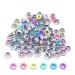 FoRapid 3mm/1/8 Quicklet Eyelets-Scrapbooking/Birthday Wedding Baby Greeting Holiday Card/Paper Craft/Luggage Cruise Tag/DIY Album/Clothing etc-Pre-Cut Back Slit Set with a Pen-84 PCS (Pastel)