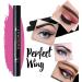 Dual Ended Winged Eyeliner Stamp Waterproof Long Lasting Liquid Smudgeproof Eye Makeup Seal Stamp Tool for Wing or Cat Eye 1PC - Buy Online on GoSupps.com