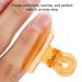 Buy 5 Pieces C Curve Nail Pinching Clips - Multifunctional DIY Manicure Accessories for Nail Art & Fiberglass Fixation (Orange) - Buy Online on GoSupps.com
