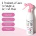 Rizos Curls Travel Refresh & Detangle Spray Moisturizing Leave-In Hydrate & Reduce Frizz Add Shine & Definition with Coconut Oil Aloe Vera & Shea Butter 2.5 oz Refresh & Detangle Spray Travel - Buy Online on GoSupps.com