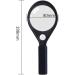 Lightweight Magnifying Glass Hand-Held 2.5/5 Times Hd Portable Magnifying Glass for Children and Elderly Reading Lofty Ambition - Buy Online on GoSupps.com