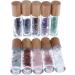 Buy BARENX 10pcs 10ml Empty Essential Oil Perfume Roller Ball Bottles - Refillable Pipette for Travel & DIY | International Shipping Available - Buy Online on GoSupps.com