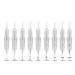 10 PCS M3 Needle Cartridge with Safety Membrane - Compatible with Intelli Lady Meraki & Arrow PMU Machine - 1RL .25mm Needle - Buy Online on GoSupps.com