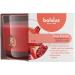 Bolsius Moods Scented Candle - Pomegranate Glass Red Small | Real Scents & Cotton Wick | International Shipping - Buy Online on GoSupps.com