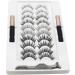 TONXX 10 Pairs Magnetic Eyelashes and Eyeliner Kit Reusable 3D Magnetic False Lashes Extension Needed for Makeup 4# - Buy Online on GoSupps.com